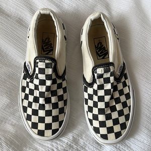 Checkered Kids vans